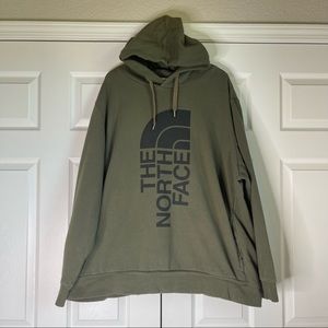 The North Face Logo Hoodie Green